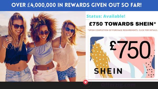 750 Shein Gift Card