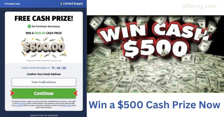 $500 Cash Prize