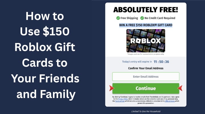How to Use 150 Roblox Gift Cards to Your Friends and Family