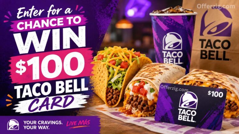 Chance to Win $100 Taco Bell Card