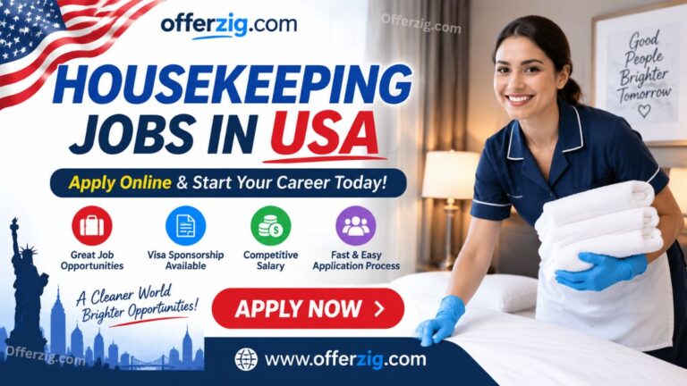 USA Online Jobs Housekeeping Jobs